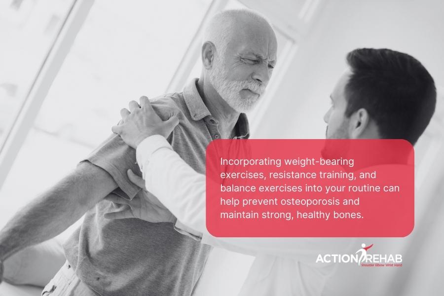 Building Resilience: Top Exercises to Help Prevent Osteoporosis | Action Rehab - Shoulder, Elbow, Wrist and Hand Physiotherapists Building Resilience: Top Exercises to Help Prevent Osteoporosis | Action Rehab Hand Therapy