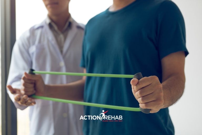 The importance of eccentric and isometric exercise in the treatment of tennis elbow | Action Rehab - Shoulder, Elbow, Wrist and Hand Physiotherapists The importance of eccentric and isometric exercise in the treatment of tennis elbow | Action Rehab Hand Therapy