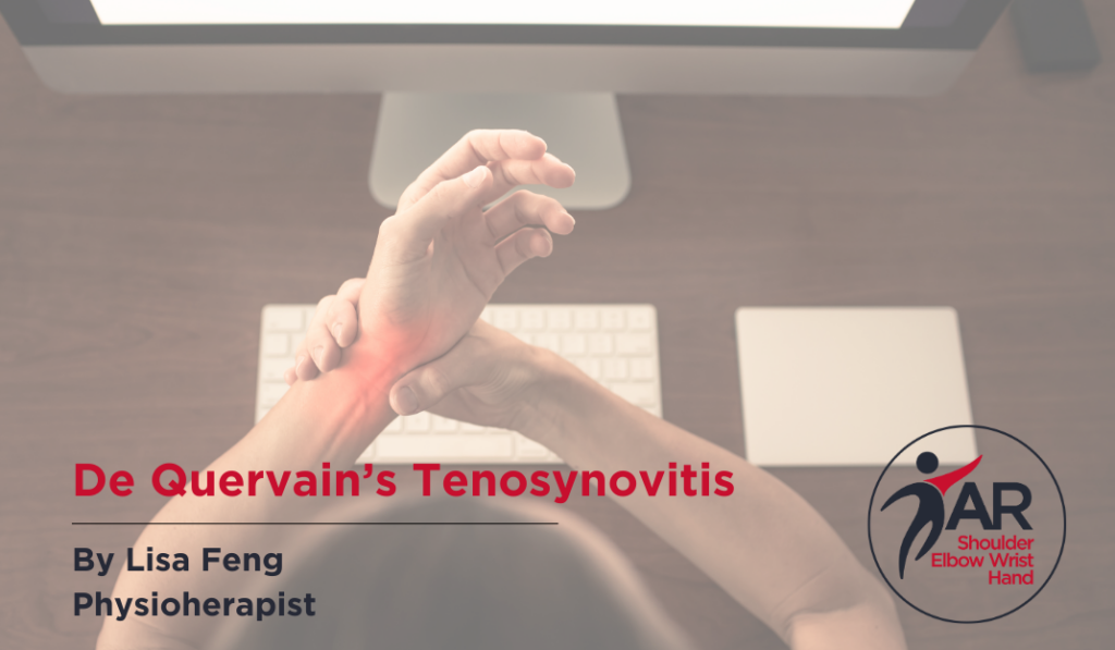 De Quervain’s Tenosynovitis by action rehab blog cover